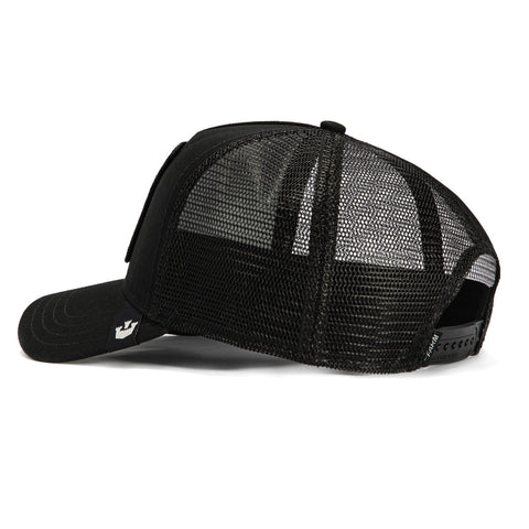 Goorin Bros The Vicious Snake Adjustable Trucker Snapback Hat - Black