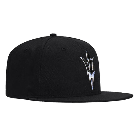 New Era 59Fifty Arizona State Sun Devils Hat - Black, Black, White