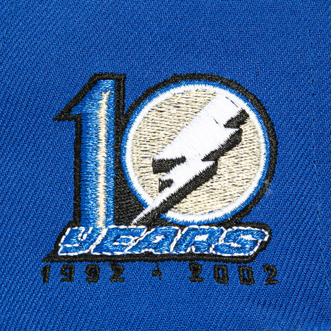 New Era 59Fifty Tampa Bay Lightning 10th Anniversary Patch Hat - Royal, Black