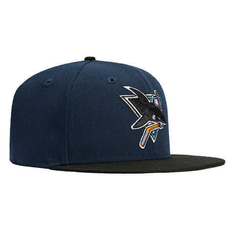 New Era 59Fifty San Jose Sharks Hat - Navy, Black