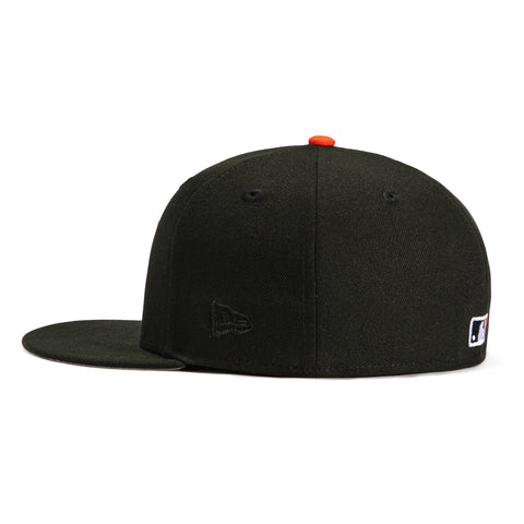 New Era 59Fifty San Francisco Giants Korea Flag Patch Hat - Black, Orange