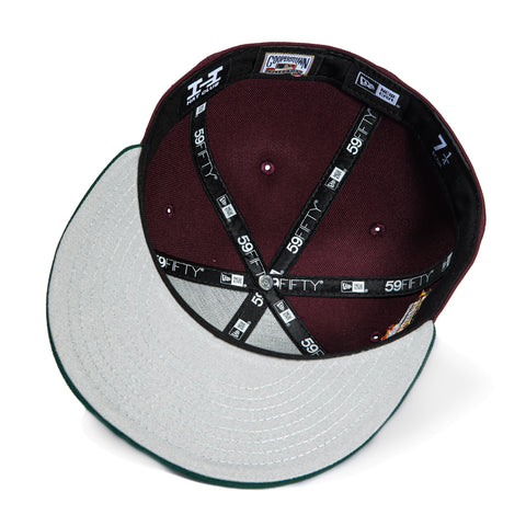 New Era 59Fifty Tortoise Shell Arizona Diamondbacks Inaugural Patch D Hat - Maroon, Green