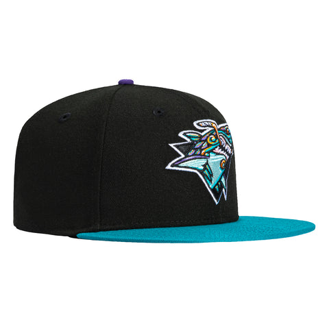 New Era 59Fifty San Jose Sharks Tiburones Hat - Black, Teal
