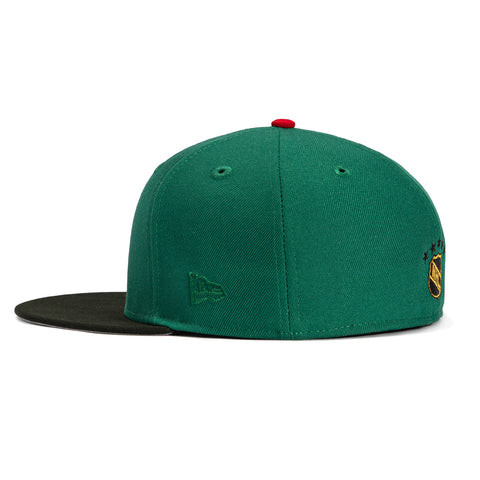 New Era 59Fifty Florida Panthers 20th Anniversary Patch Hat - Green, Black, Metallic Gold