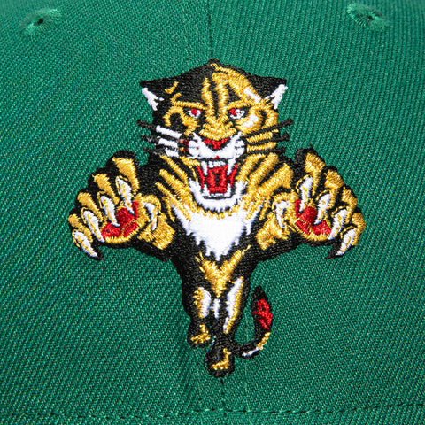 New Era 59Fifty Florida Panthers 20th Anniversary Patch Hat - Green, Black, Metallic Gold