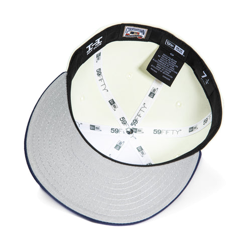 New Era 59Fifty Tampa Bay Rays Jersey Hat - White, Light Navy