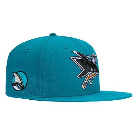 New Era 59Fifty San Jose Sharks Logo Patch 1991 Hat - Teal