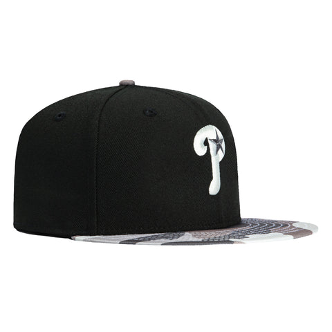 New Era 59Fifty Surveillance Pack Philadelphia Phillies Alternate Hat - Black, Camo