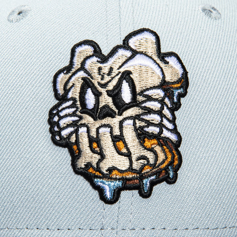 New Era 59Fifty PBJ Bones Mask Hat - Grey, Royal