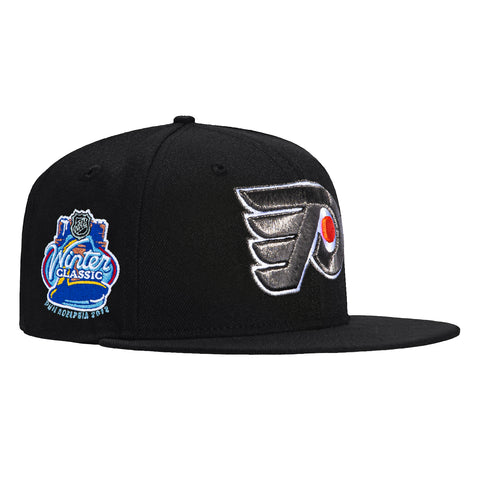 New Era 59Fifty Philadelphia Flyers 2012 Winter Classic Patch Hat - Black