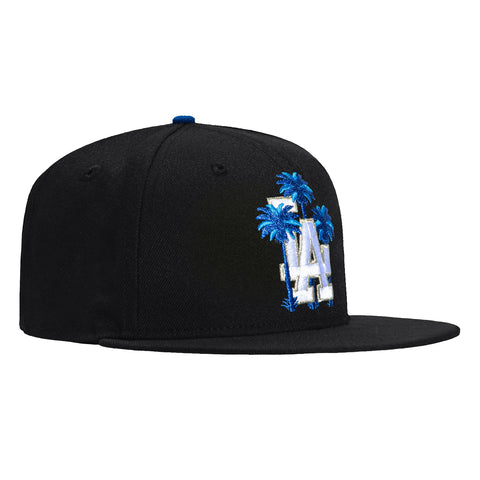 New Era 59Fifty Los Angeles Dodgers Palm Tree Hat - Black, Royal