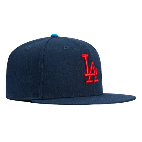 New Era 59Fifty Los Angeles Dodgers Hat - Navy, Red