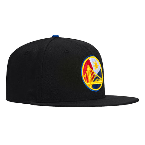 New Era 59Fifty Golden State Warriors Filipino Fill Circle Hat - Black