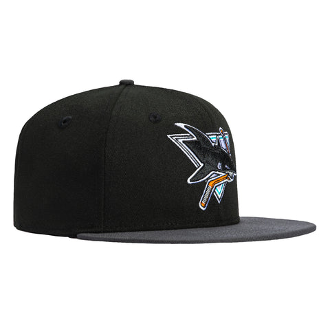 New Era 59Fifty San Jose Sharks 1991 Hat - Black, Graphite