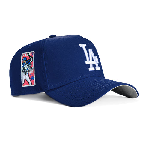 New Era 9Forty A-Frame Los Angeles Dodgers 2025 Tokyo Series Ohtani Patch Snapback Hat - Royal