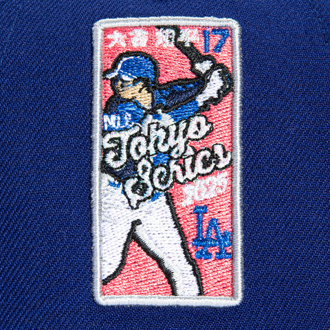 New Era 9Forty A-Frame Los Angeles Dodgers 2025 Tokyo Series Ohtani Patch Snapback Hat - Royal