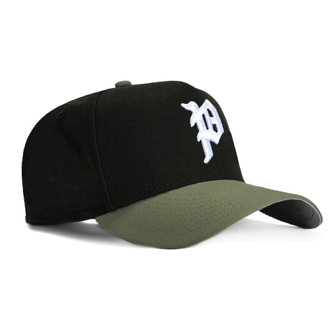 New Era 9Forty A-Frame Philadelphia Phillies 1925 Snapback Hat - Black, Olive