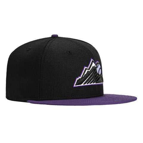 New Era 59Fifty Colorado Rockies 2025 City Connect Game Hat - Black, Purple