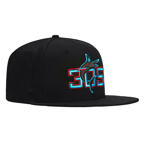 New Era 59Fifty City Connect Miami Marlins Game Hat - Black