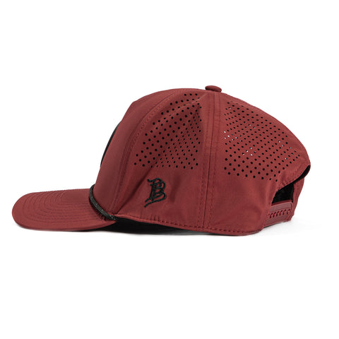 Branded Bills Arizona State University Sparky Rope Snapback Curved Hat - Maroon