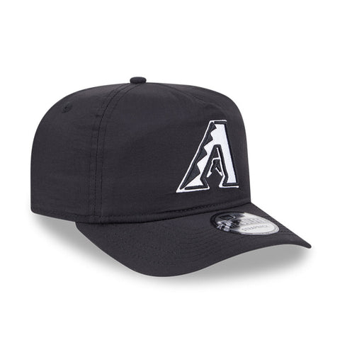 New Era Golfer Everyday Nylon Arizona Diamondbacks Strapback Hat - Black