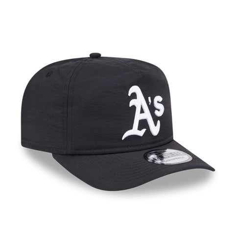 New Era Golfer Everyday Nylon Oakland Athletics Strapback Hat - Black