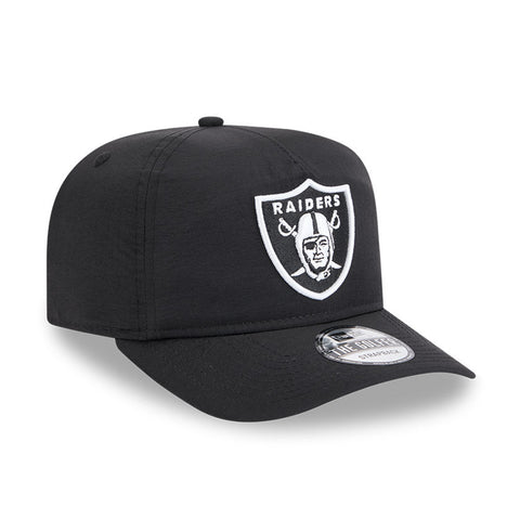 New Era Golfer Everyday Nylon Las Vegas Raiders Strapback Hat - Black