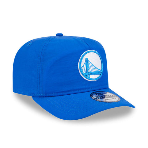New Era Golfer Everyday Nylon Golden State Warriors Strapback Hat - Light Royal
