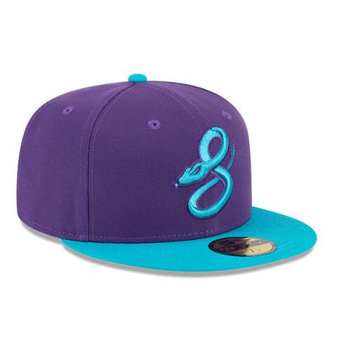 New Era 59Fifty Arizona Diamondbacks 2025 City Connect Snake Game Hat - Purple, Teal
