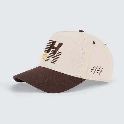 Huega House Legacy Snapback Hat - Tan, Brown
